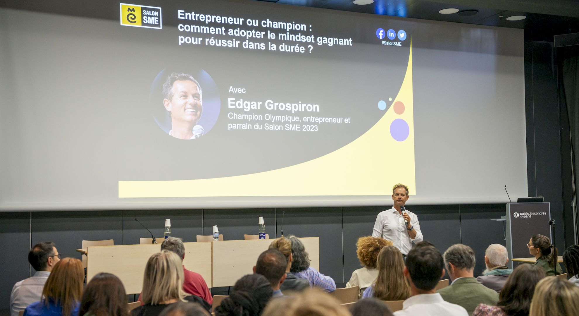 Edgar Grospiron, parrain du Salon SME en 2023