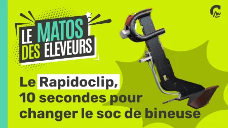 Le Matos des éleveurs l Le Rapidoclip by Amazone, 10 secondes pour changer le soc de bineuse