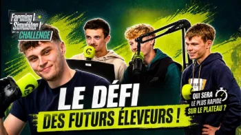 Farming Challenge | Sommet de l'Élevage – Des lycéens agricoles relèvent le défi Farming Simulator !