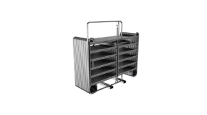 Pack complet de panels avec une sangle à cliquet comprenant (1 chargeur mobile, 1 panel 2,40m avec porte et 16 panels standards 2,40m)