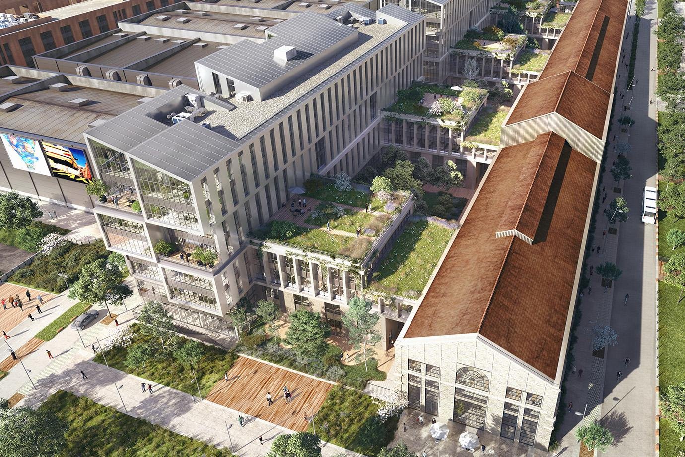 À Saint-Denis, le campus Maxwell signé VINCI Immobilier conjugue héritage olympique, réversibilité des usages et ambitions environnementales élevées.