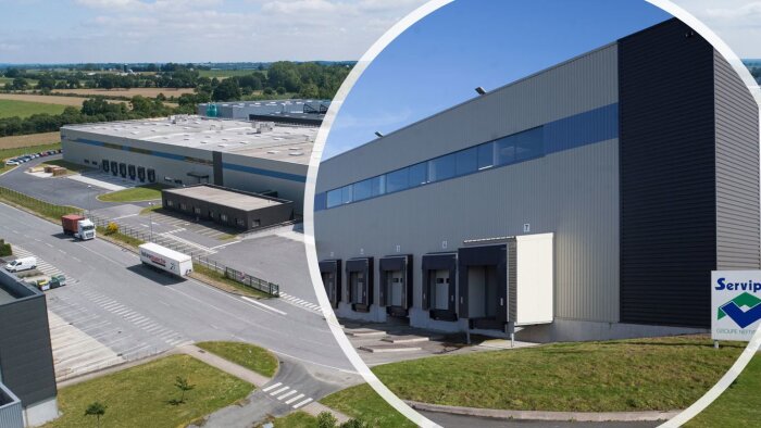 Serviphar dispose d’un entrepôt de 18 000 m² à Torcé (35). - © D.R.
