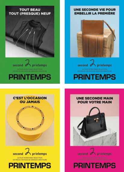 Printemps a mis en place un service de dépôt d’articles de luxe limitée à une vingtaine de marques. - © Printemps