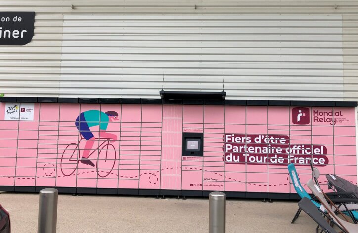 Un des 5000 lockers Mondial Relay - © Mondial Relay