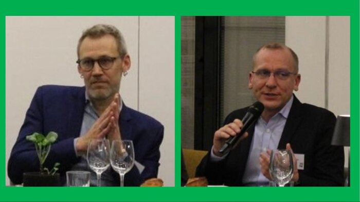 Fabrice Perrot et Jean-Baptiste Lamarche. - © D.R.