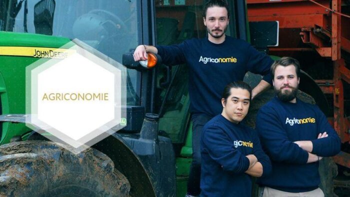 A droite, Clément Le Fournis, accompagné de ses associés, Dinh Nguyen et Paolin Pascot. - © D.R.