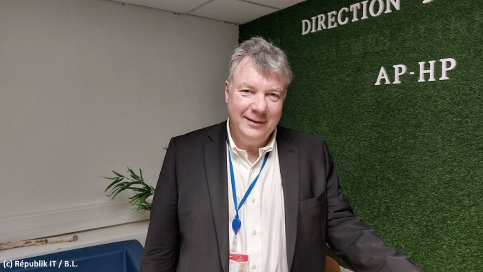 Laurent Treluyer est directeur des services numériques de l’AP-HP. - © Républik IT / B.L.