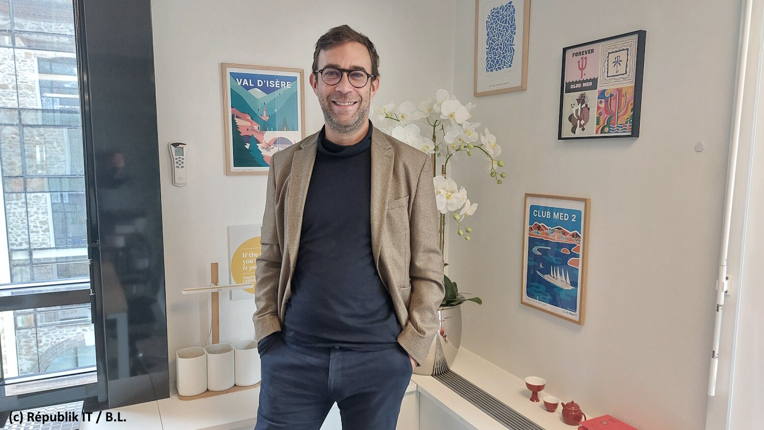 Quentin Briard est CEO Marketing Digital &amp; Technology du Club Med.  - © Républik IT / B.L.