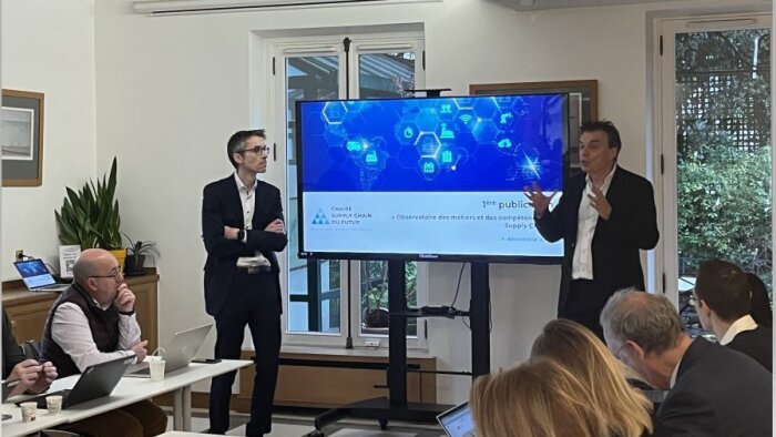 Anthony Briant, directeur de l’école nationale des ponts et chaussées et Fabrice Bonneau, Argon & Co - ©&nbsp;D.R.