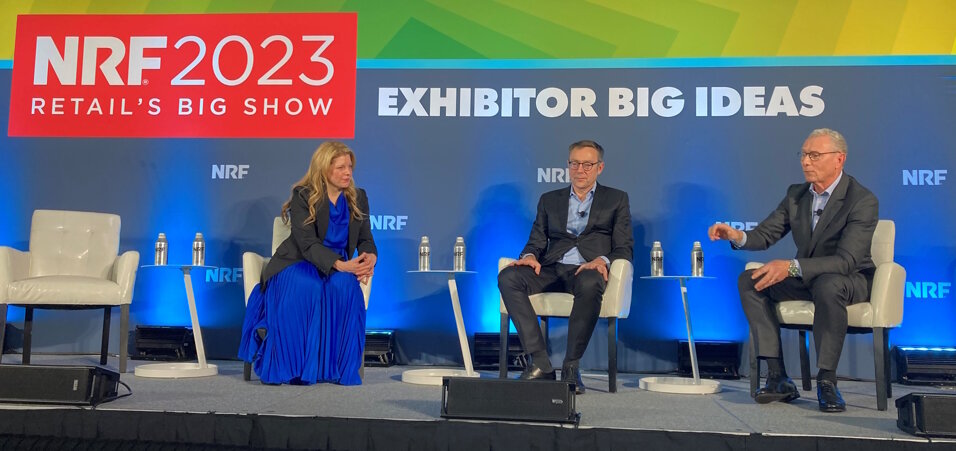 Olivier Theulle (Fnac Darty) et Philippe Roncati (Kyndryl France) ont évoqué leur partenariat sur scène lors du Retail’s Big Show 2023. - © Kyndryl