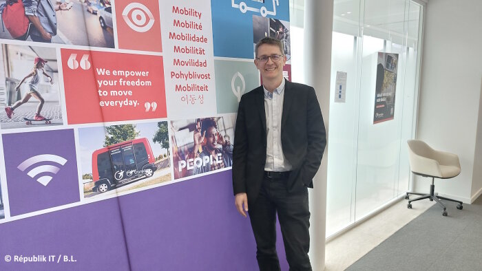 Laurent Verhoest est le Group Chief Data &amp; Technology Officer de Transdev - © Républik IT / B.L.