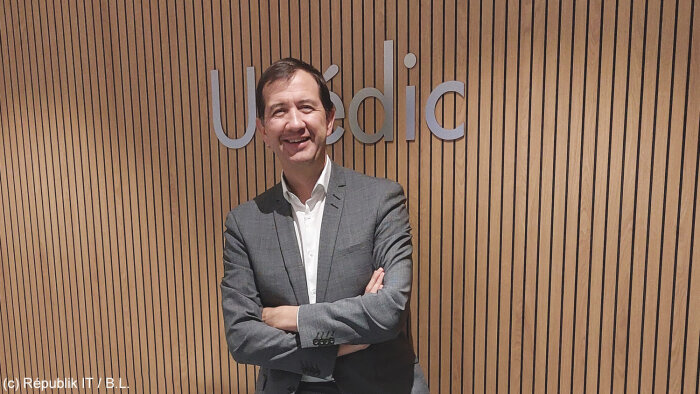Vincent Roberti est directeur des services numériques et de la stratégie de la donnée de l’Unedic. - © Républik IT / B.L.