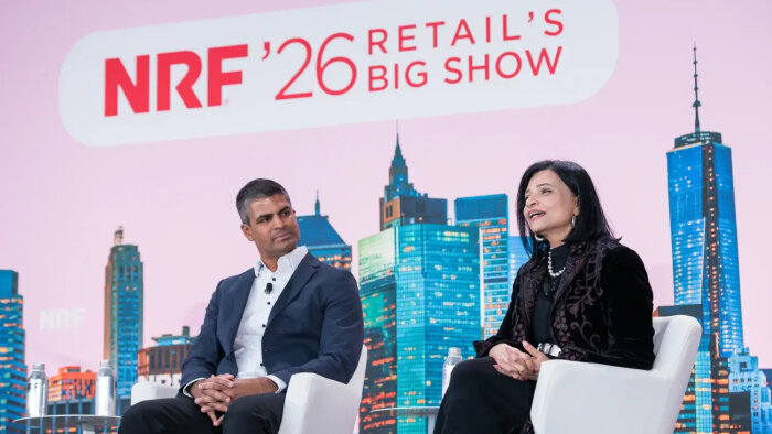 Samir Desai (Abercrombie &amp; Fitch Co) et Neelima Sharma (Lowe’s) - © NRF