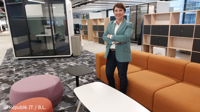 Anne Jeanjean est directrice du Numérique pour les ministères de la sphère Santé Travail Sol - © Républik IT / B.L.