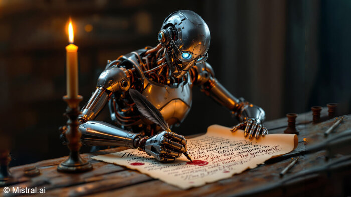 L’IA générative séduit les Français. - © Mistral.ai