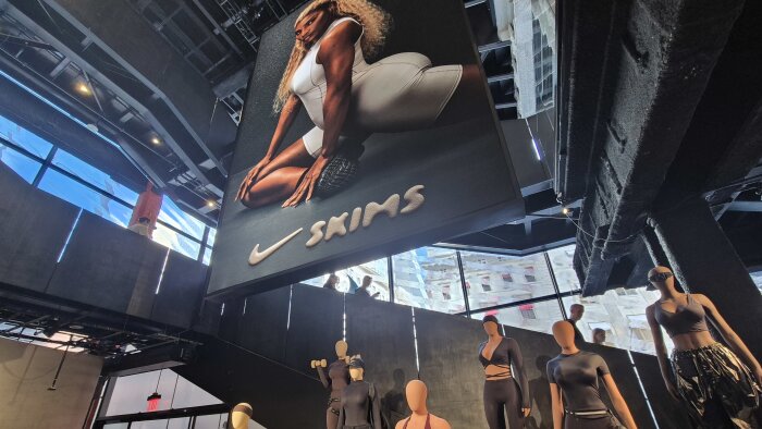Une présentation très spectaculaire faite par Nike dans sa House of Innovation. - © D.R.