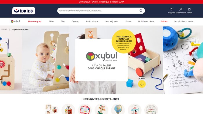Tout le trafic web d’Oxybul se fait désormais uniquement sur la plate-forme IDKids.com. - © D.R.