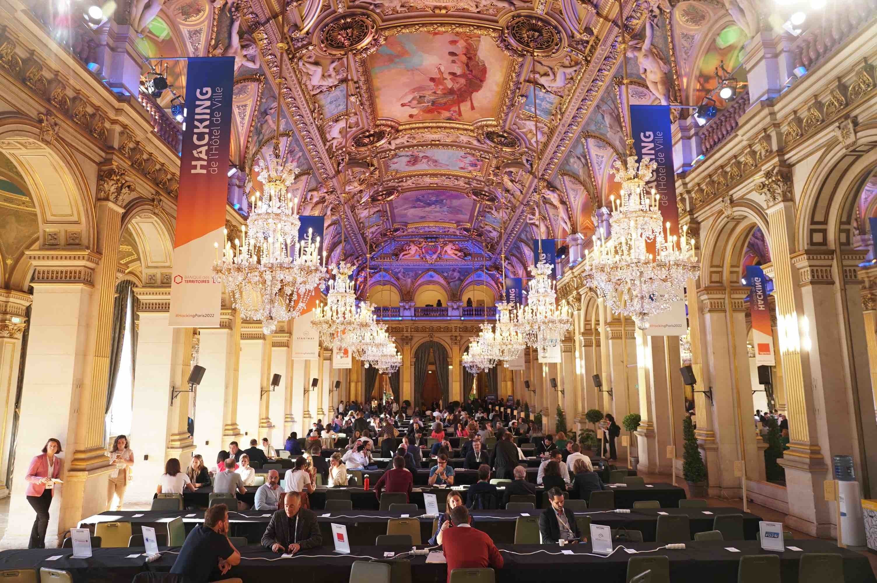 4000 rendez-vous btob ont eu lieu au Hacking de l’Hôtel de Ville de Paris 2022 - © Paris&amp;Co