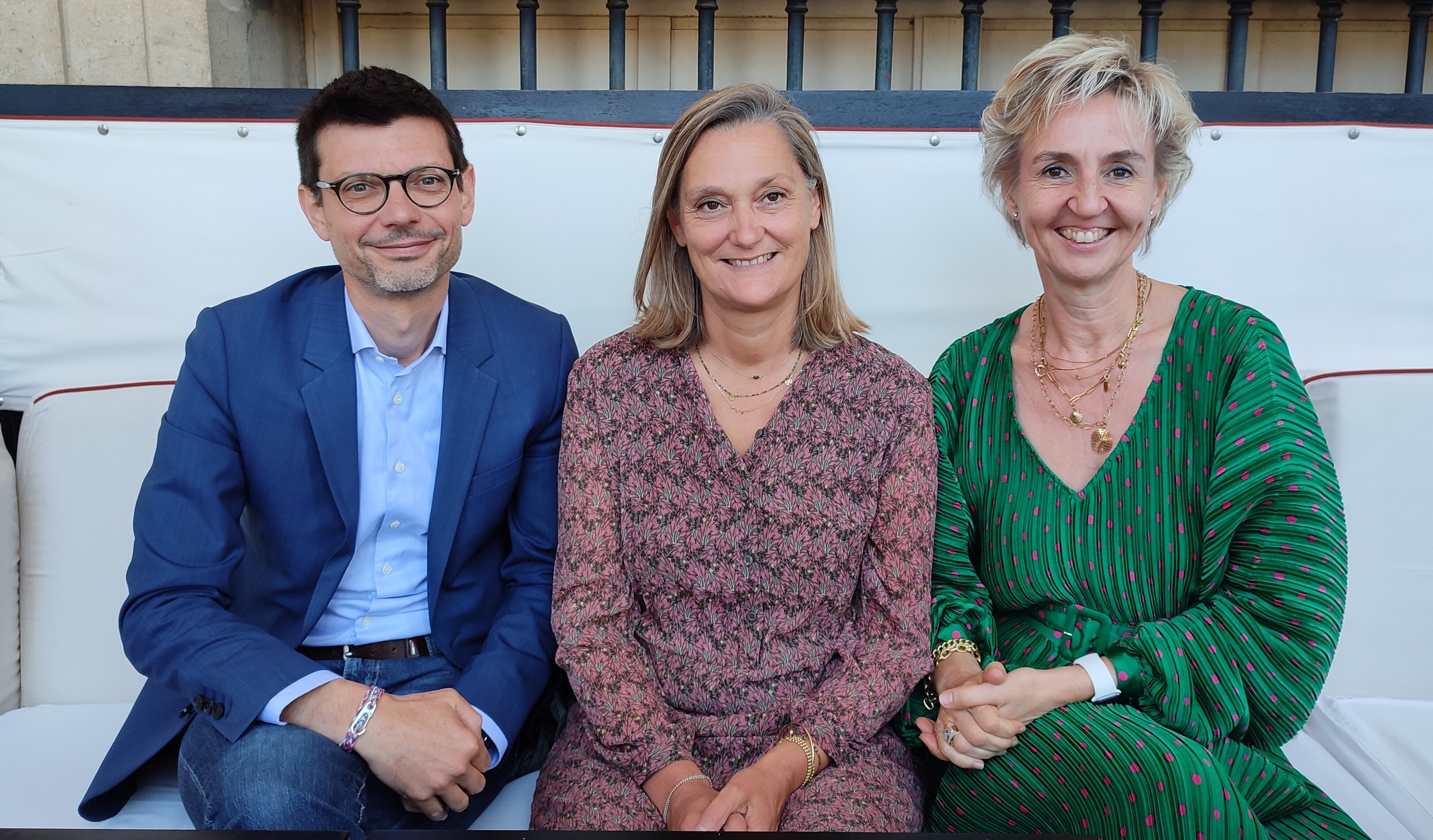 Amaury Demode, Sophie Vanier et Catherine de Bleckeer. - © Républik Retail