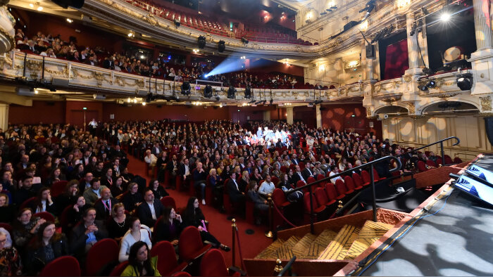 La deuxième édition des trophées Worknight s’est achevée au théâtre Mogador le 20 mars 2023. - © Carole Desheulles