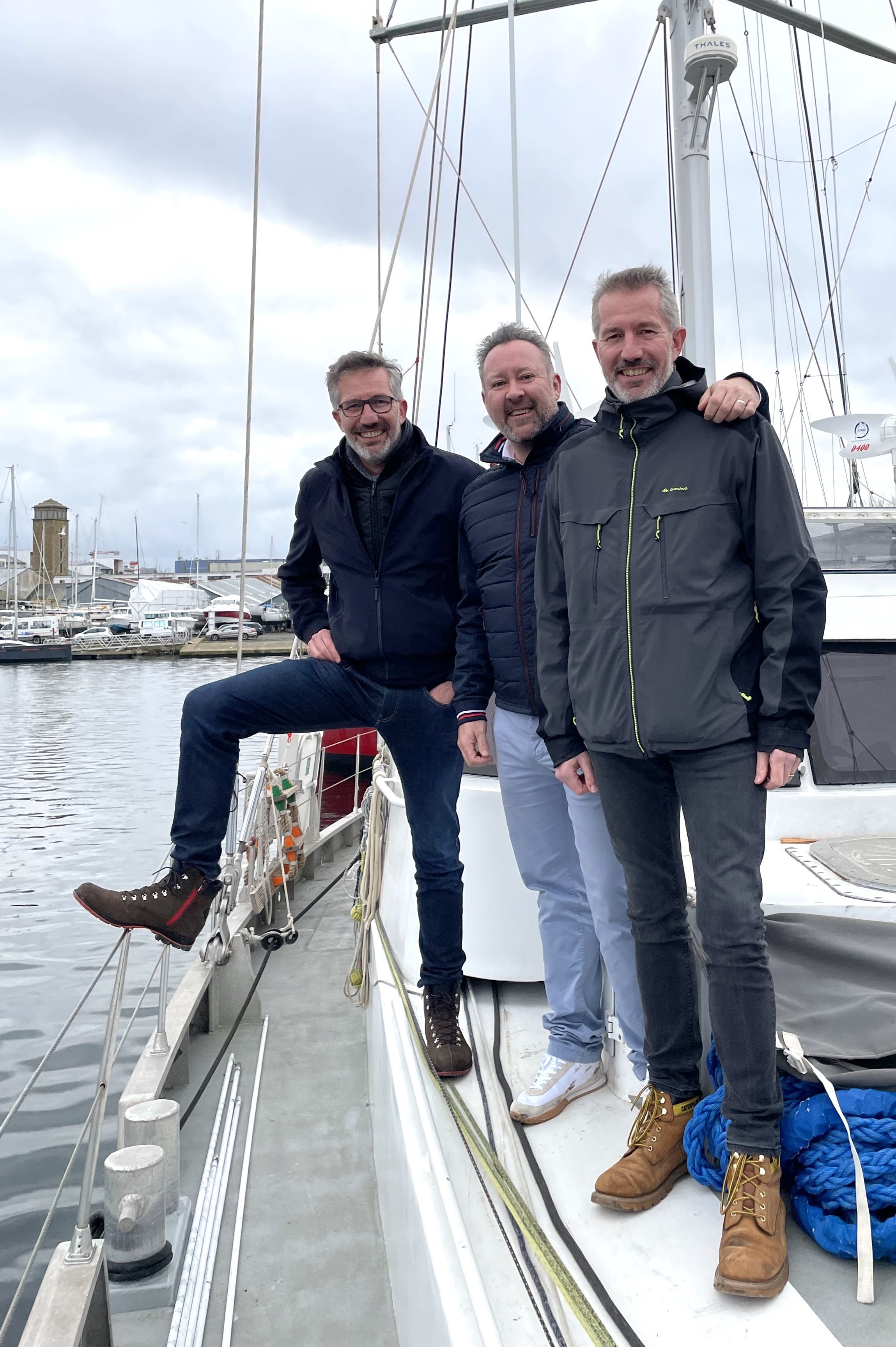 Olivier Barreau, Laurent Jeanneau et Jacques Barreau. - © D.R.