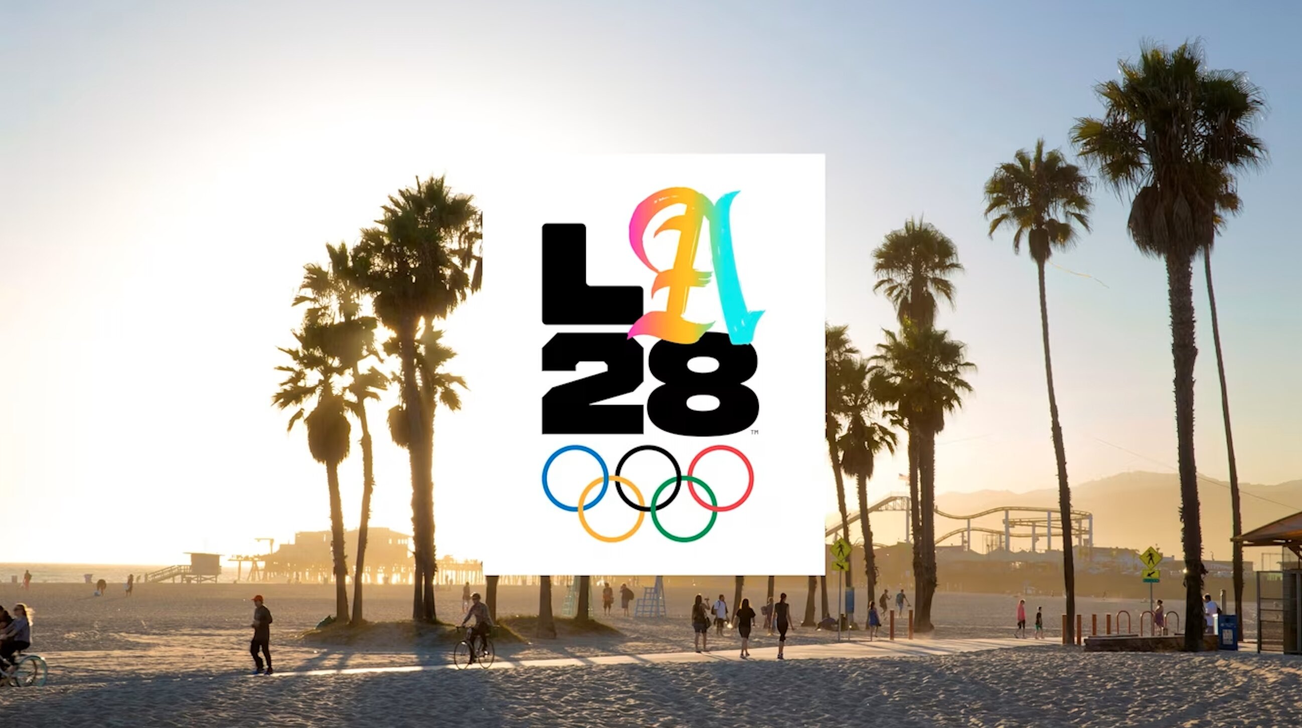 Logo des JO LA28 - © D.R.