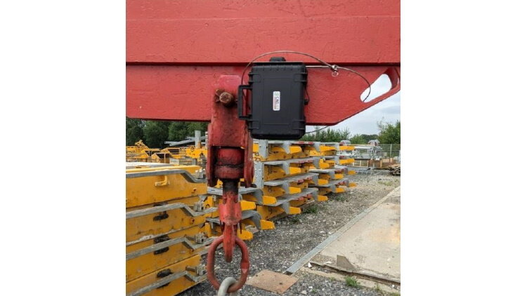 Le boîtier Cad.42 sur une grue Spie Batignolles. - © D.R.