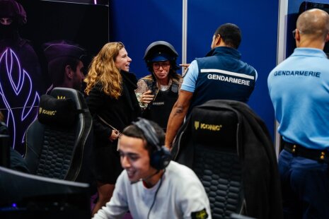 Le stand de la Gendarmerie Nationale à la PGW cette année - ©&amp;#160;Romain Culpain - SIRPA - G