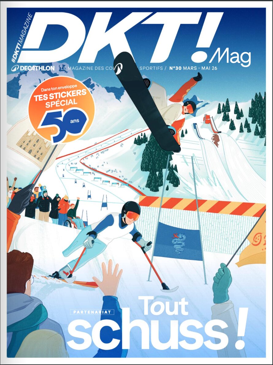 Le magazine print de l’enseigne, DKT Mag ! - © D.R.