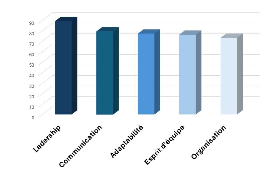 Pour les directeurs, le lesdership arrive en tête des qualité les plus recherchées. - © D.R.