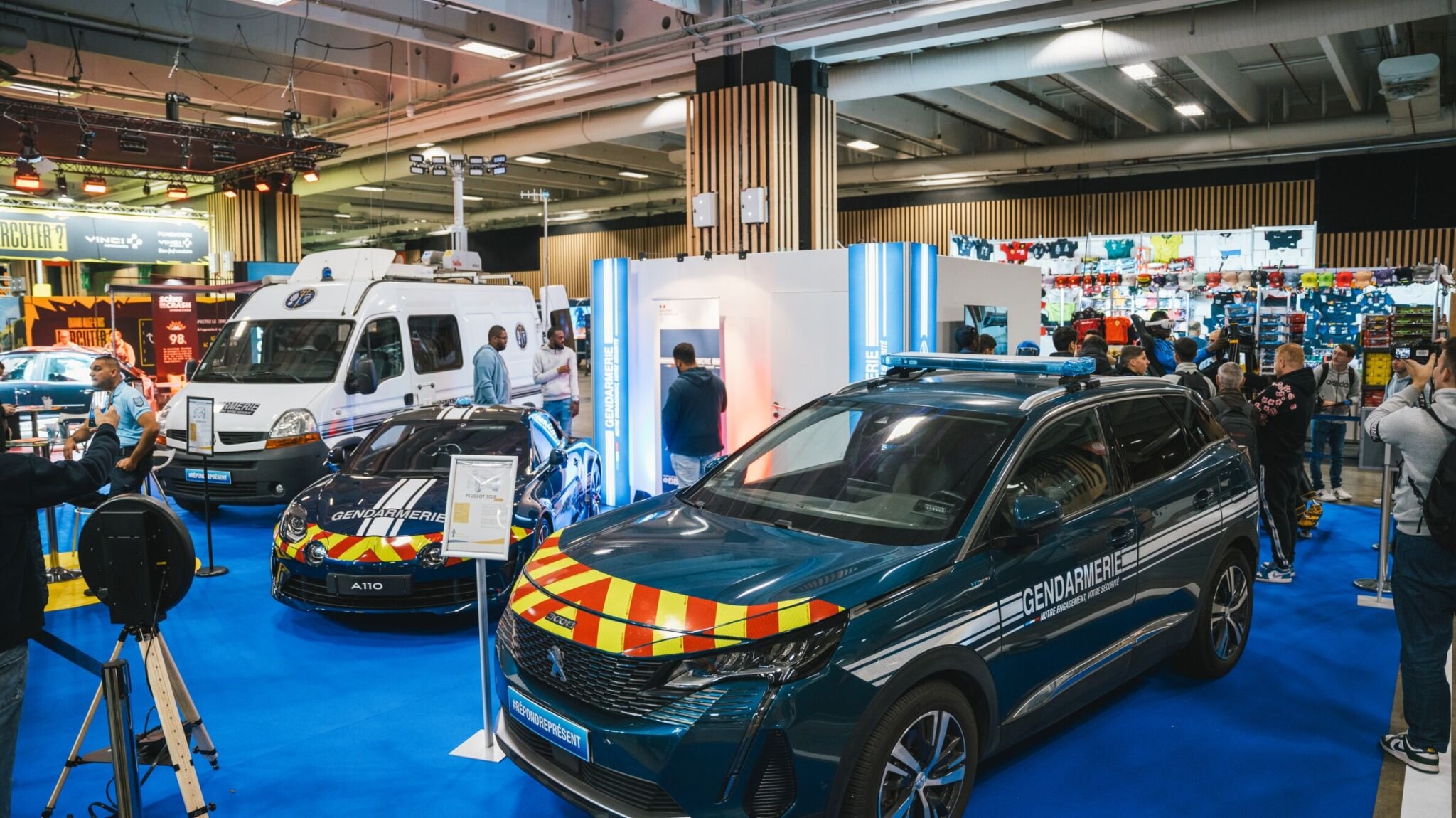 La gendarmerie nationale au Mondial de l’auto 2024 - © gendarmerie nationale