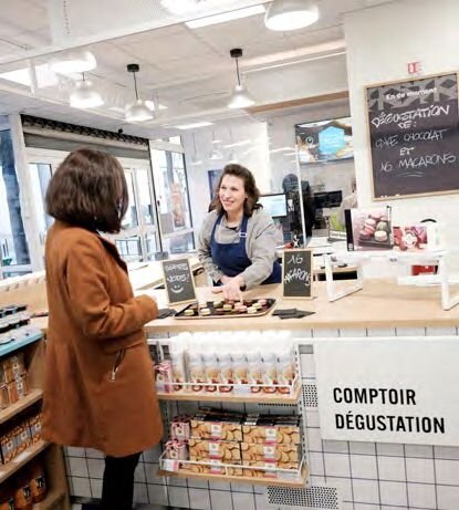 Un comptoir de dégustation va permettre d’animer le magasin. - © Picard
