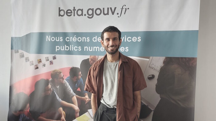Ishan Bhojwani est chef du département incubateur de services numériques de la DINUM. - © Républik IT / B.L.