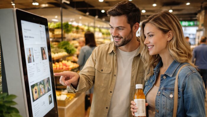  77 % des Français prêts à adopter l’IA en point de vente. - © D.R.
