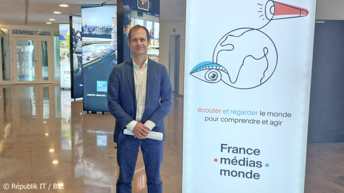 Sébastien Olaïzola est RSSI de France Médias Monde. - © Républik IT / B.L.
