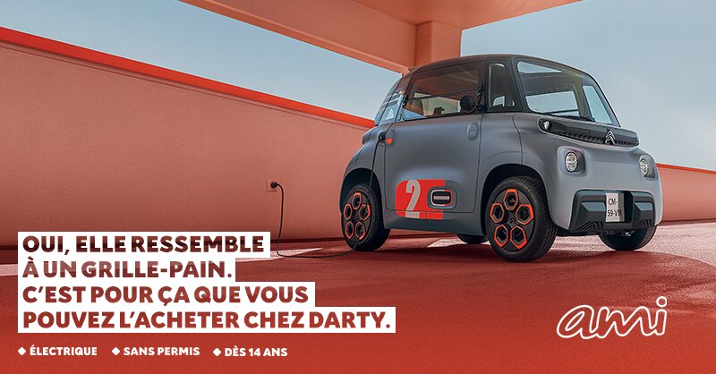 La vente des Citroën Ami chez Fnac Darty est un vrai succès commercial selon Benoït Jaubert et l’offre va prochainement s’élargir. - © D.R.
