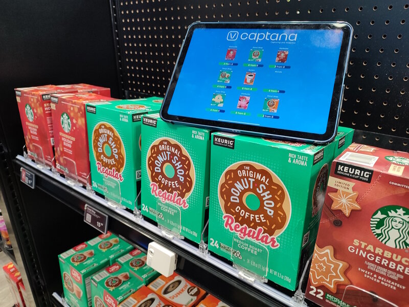 Captana de SES-Imagotag doit permettre de mieux suivre ce qui se passe en magasin. - © Républik Retail