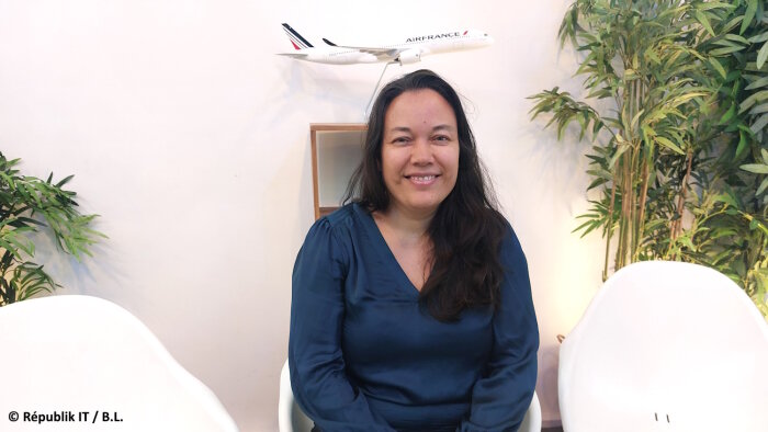 Julie Pozzi est head of operations research, data science et data strategy d’Air France-KLM - © Républik IT / B.L.