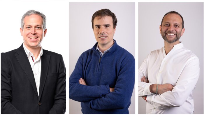 Eloy Del Moral, Venceslas Boutan et Dimitri Lecocq, les 3 directeurs généraux délégués. - © DB