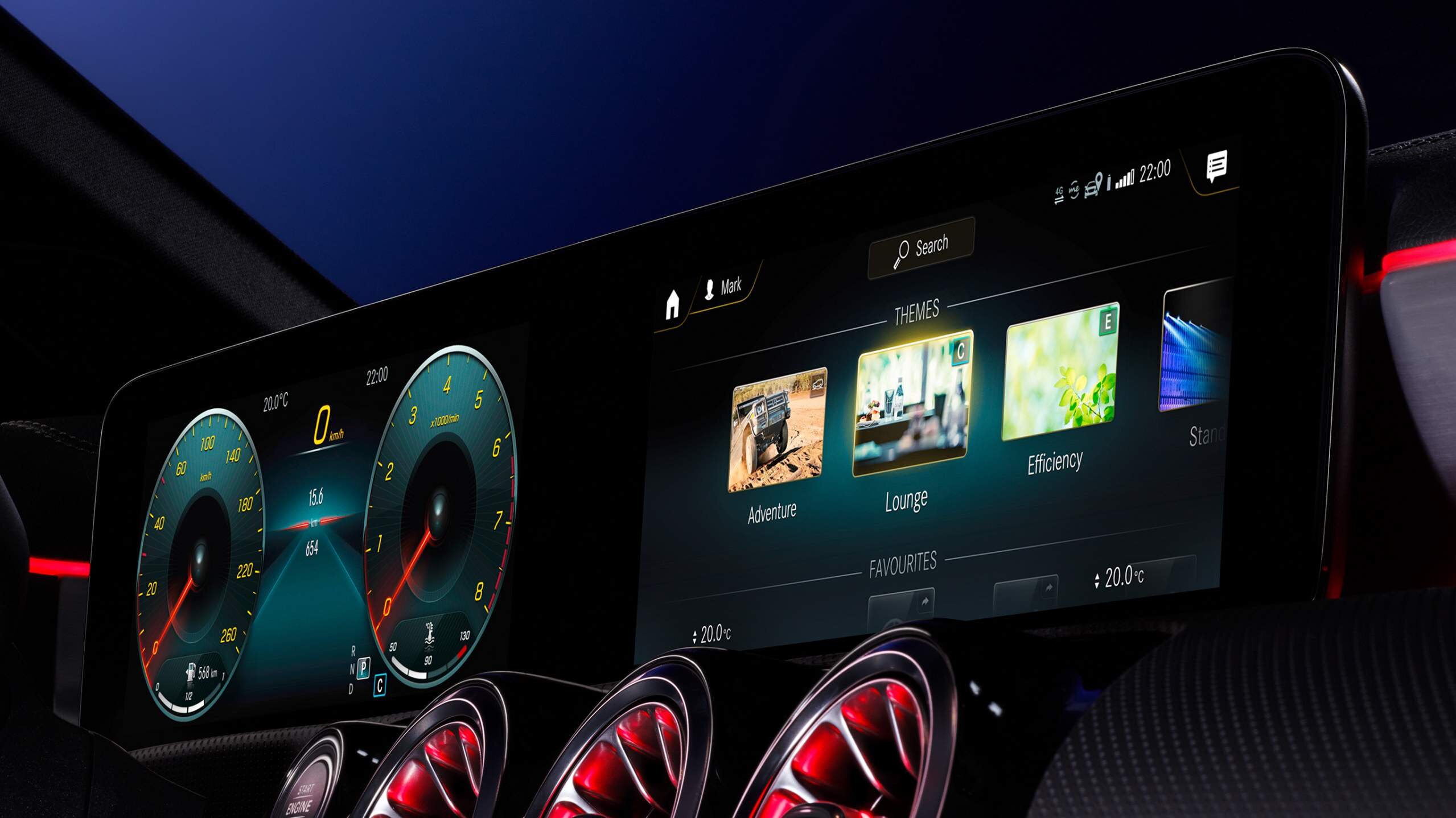 Les assistants vocaux et la réalité augmentée sont déjà déployés chez un constructeur comme Mercedes-Benz. - © D.R.
