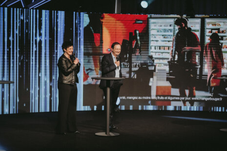 Cathy Collart-Geiser (Picard) et Michel-Edouard Leclerc (E.Leclerc). - ©&amp;#160;Républik Retail