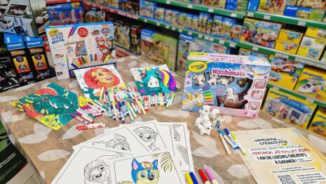 L&amp;#039;animation Crayola en magasin - ©&amp;#160;Crayola