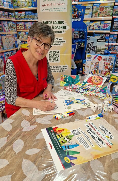 L&amp;#039;animation Crayola en magasin - ©&amp;#160;Crayola