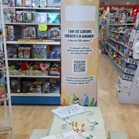 L&amp;#039;animation Crayola en magasin - ©&amp;#160;Crayola
