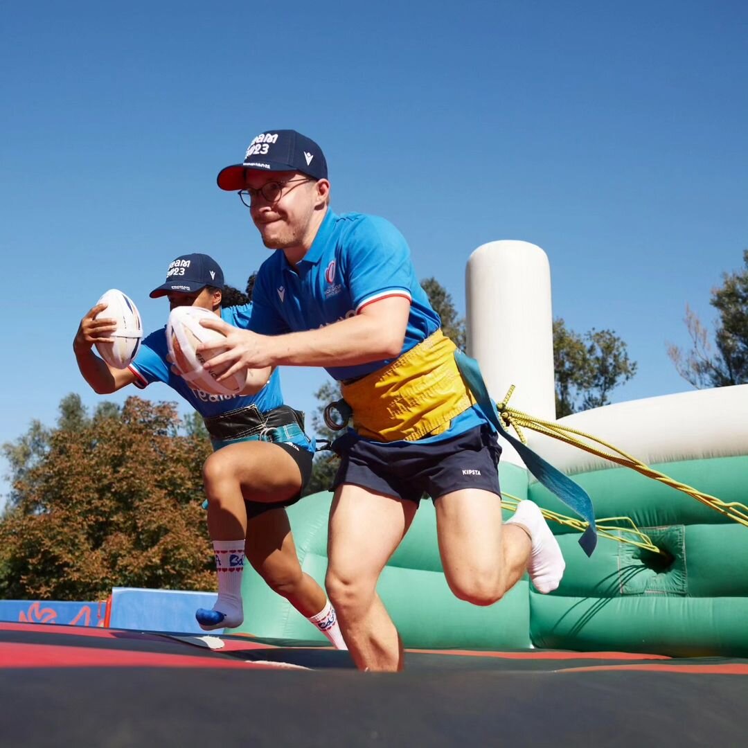 Le Village Rugby Toulouse propose de nombreuses animations dont des initiations au rugby avec des associations locales. - © Village Rugby Toulouse Métropole