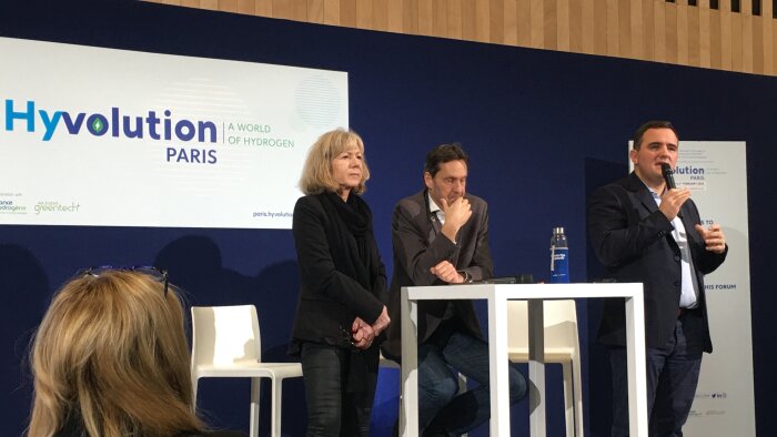 Valérie Macrez, Tariel Chamerois et Géraud Pellat de Villedon. - © Républik