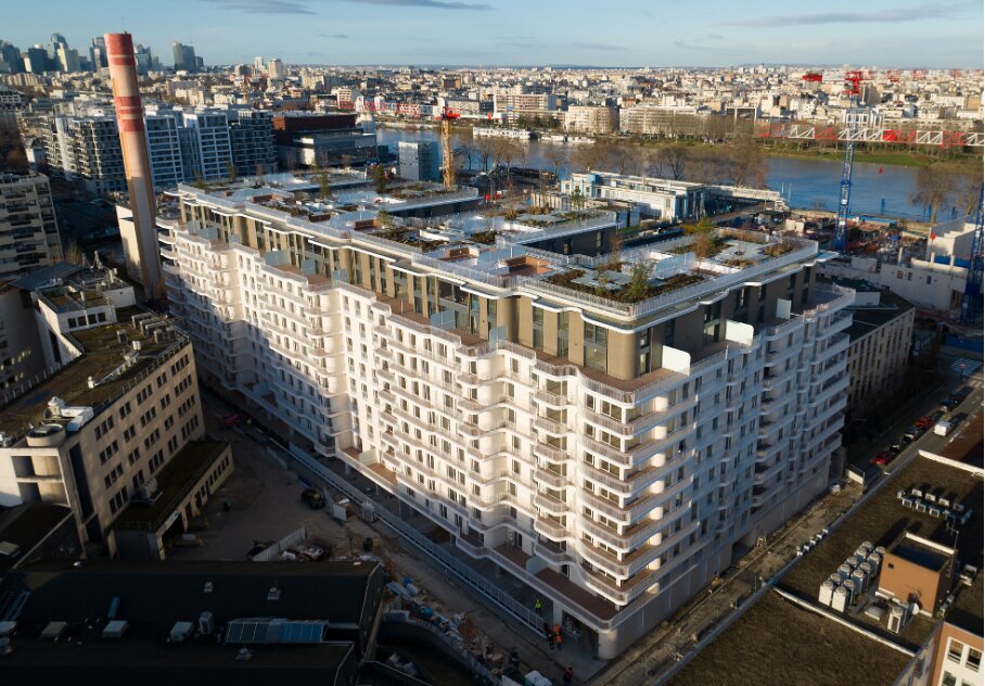  L’opération « Boréales », à Clichy-la-Garenne, illustre la reconversion réussie d’anciens bureaux en 306 logements. - © ORIE