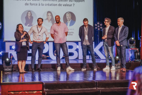 Les speakers présentant leur atelier en plénière - ©&amp;#160;D.R.