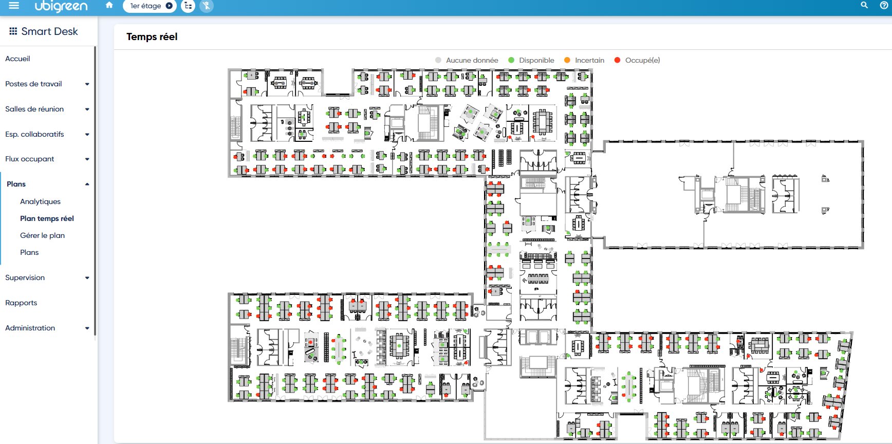 Solution SmartOffice d’Ubigreen - © Ubigreen