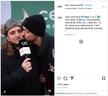 McFly et Carlito aux commandes sur le compte instagram CELIO  - © Instagram / CELIO